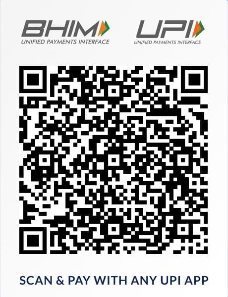 Hindi Bhakti Studio UPI support QR code
